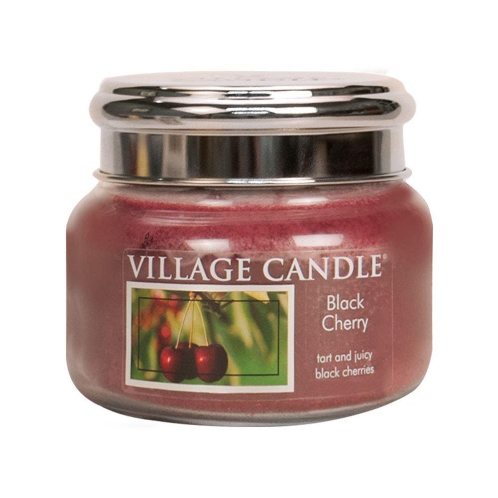Village Candle Black Cherry Scented Premium Jar Candles Home Fragrance