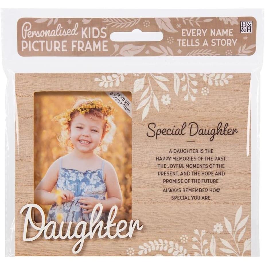 Wooden Picture Frame Personalised Unique Gift Rustic Poems Birthdays Christmas - Picture 4 of 19