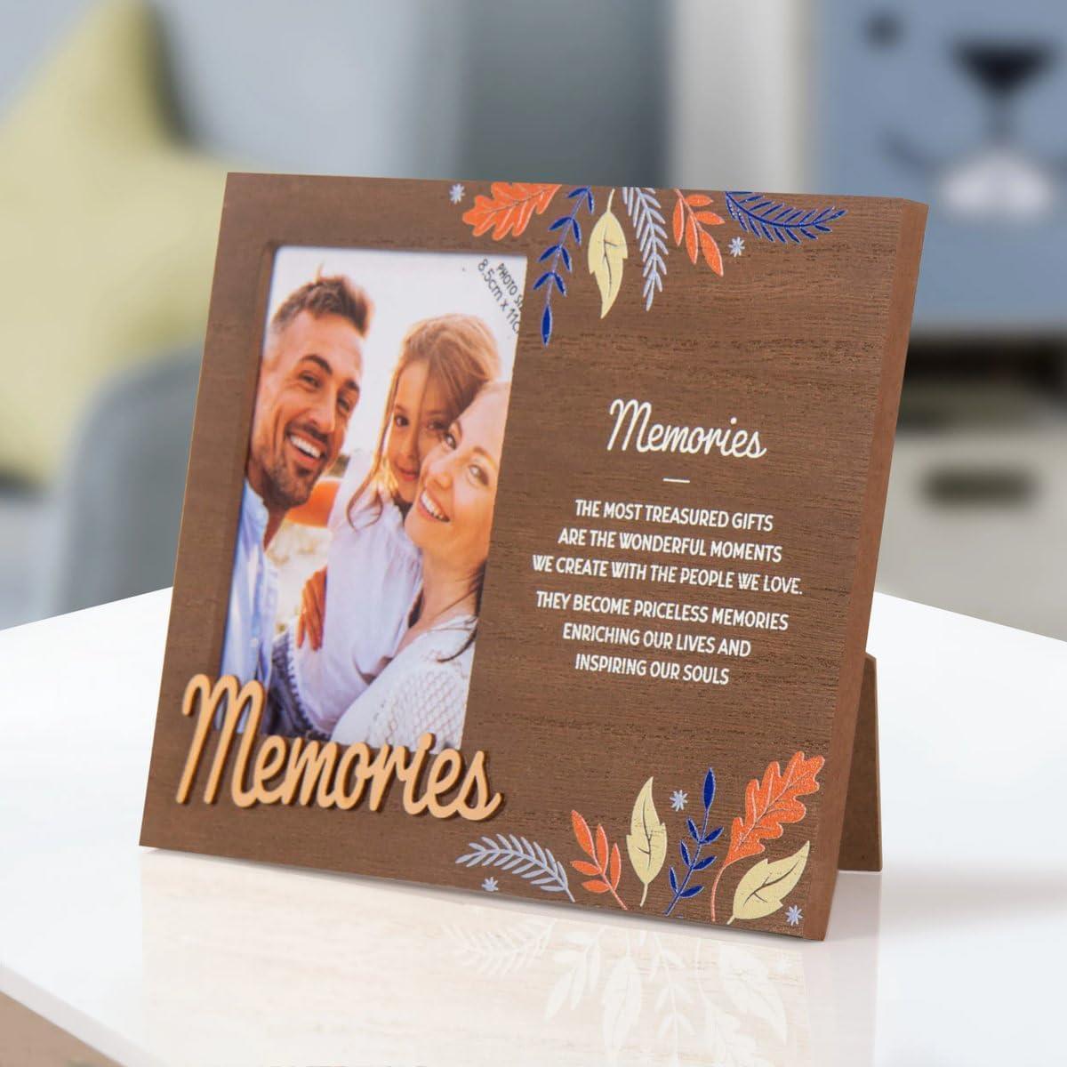 Wooden Picture Frame Personalised Unique Gift Rustic Poems Birthdays Christmas - Picture 13 of 19