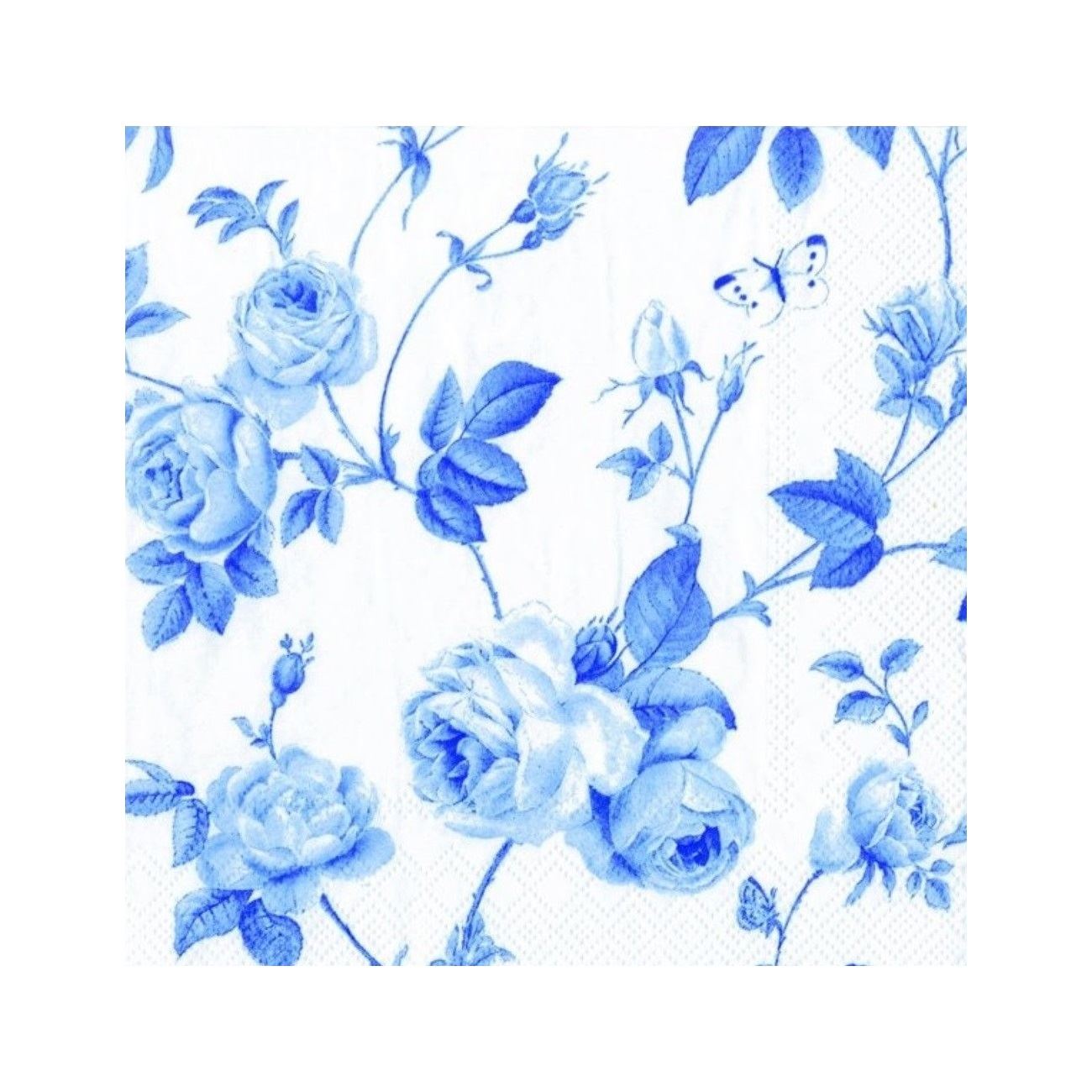Paper Napkins Disposable Serviettes 3ply Tableware Party Floral Rambling Rose - Picture 10 of 11
