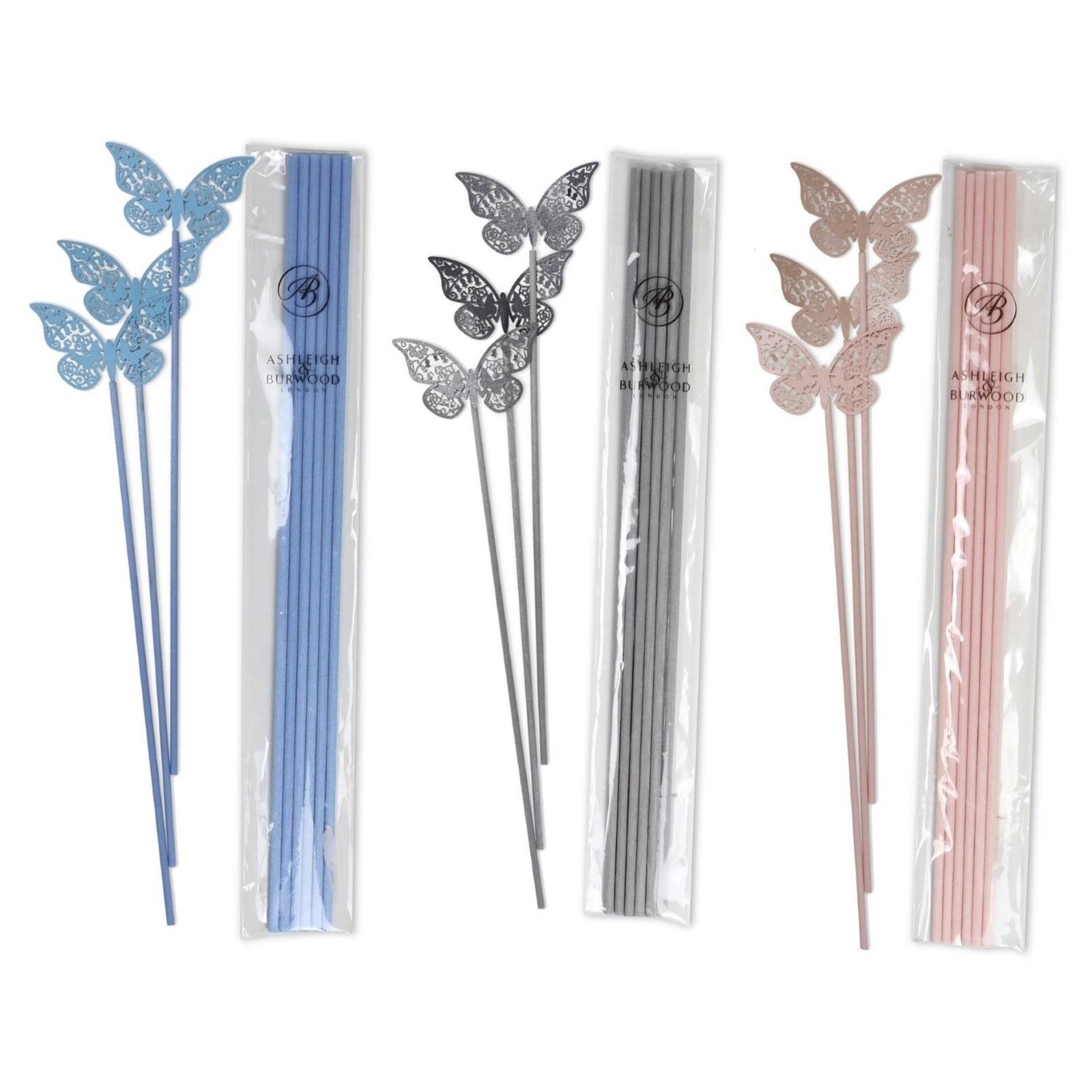 Ashleigh & Burwood Coloured Fibre Reed Diffuser Refill Sticks Butterfly