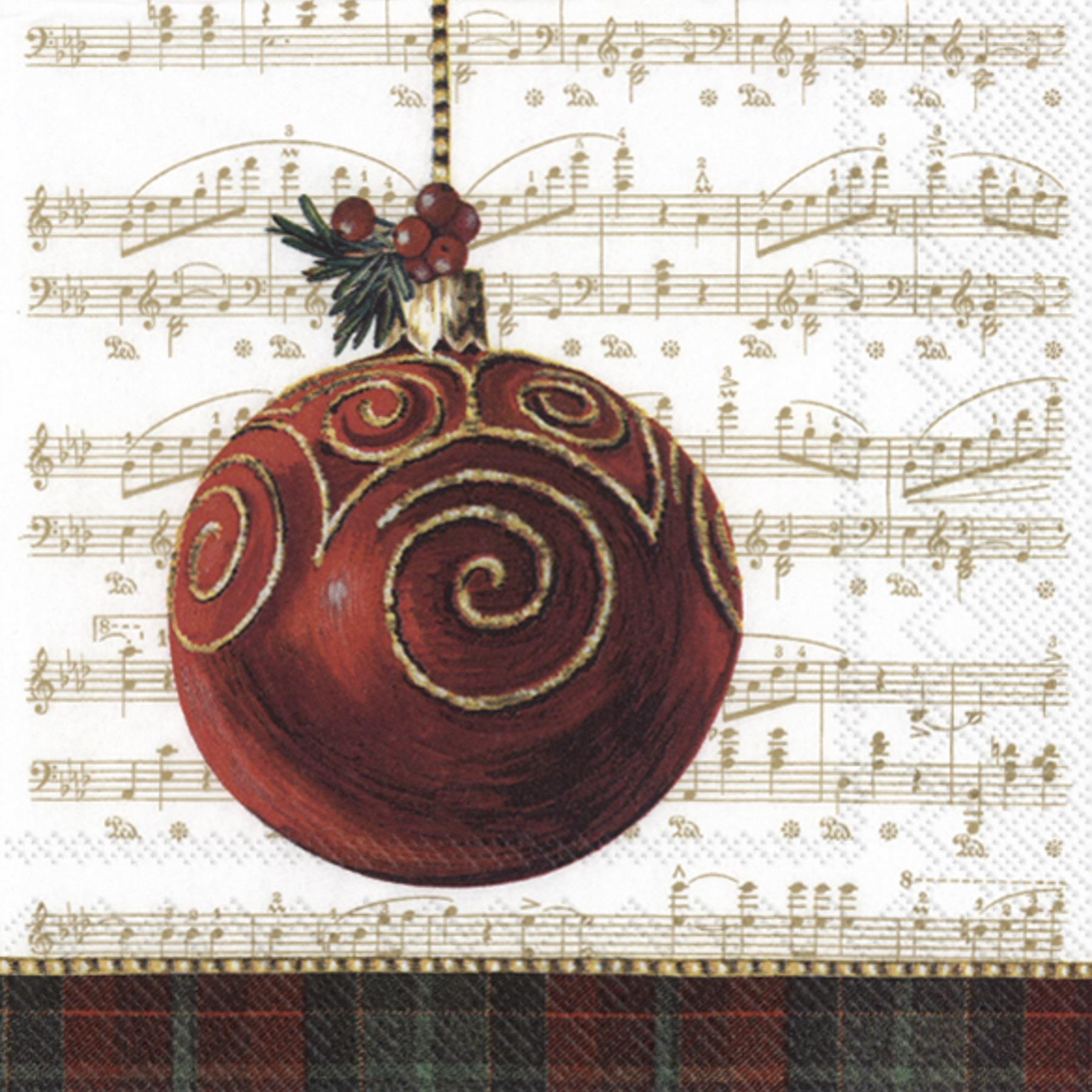Christmassy Decoration Red Xmas Paper Napkins Luncheon Cocktail 3-ply Serviettes