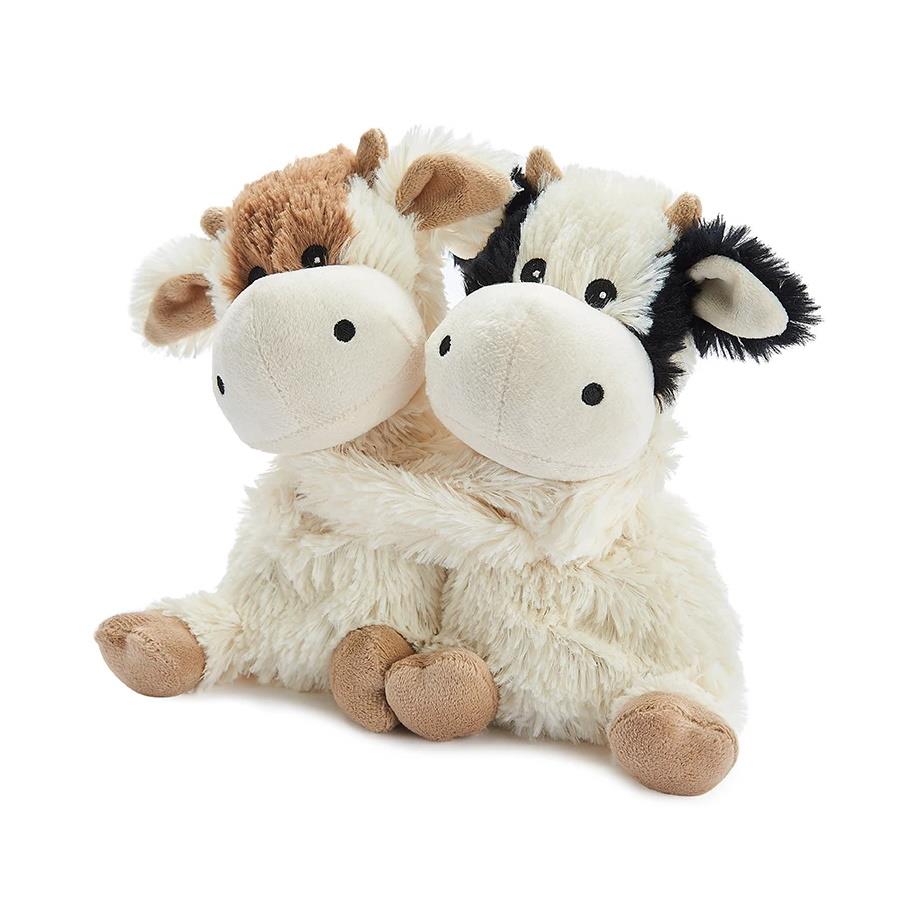 Warmies Plush Sweet Cream Heatable Cuddling Cows Farm