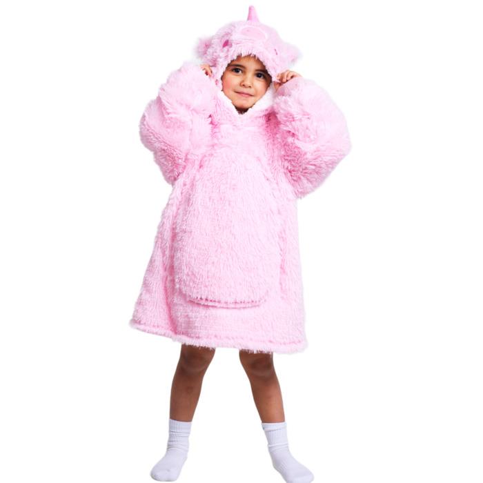 Sudadera con Capucha Snoodie Niños Pequeño Animal Suave Acurrucada Sobremesada 3-6 años Varios Diseños - Imagen 7 de 7