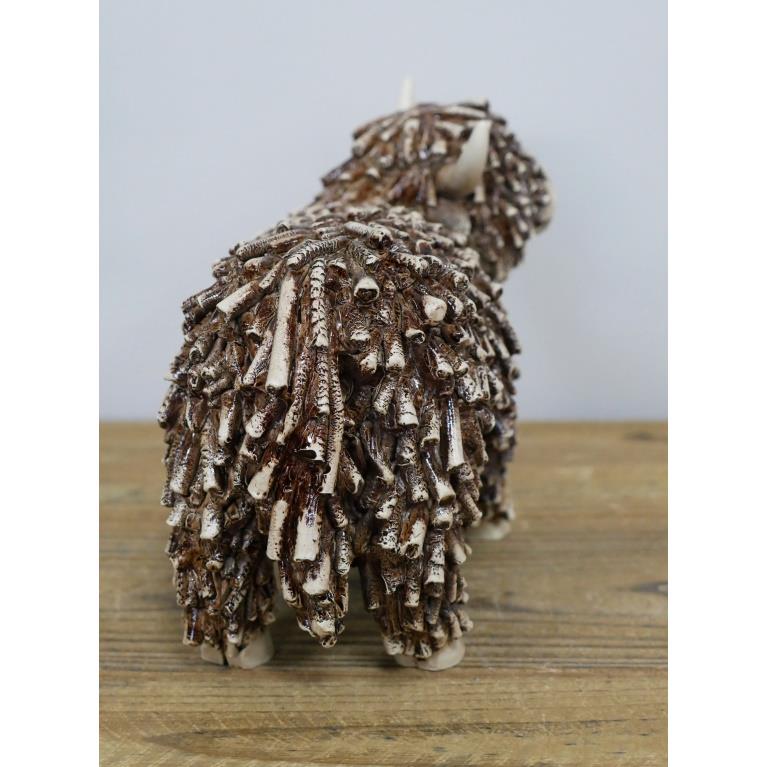 Standing Highland Cow Ornament Rustic Brown Twig Country Farmhouse Décor Statue - Picture 6 of 14