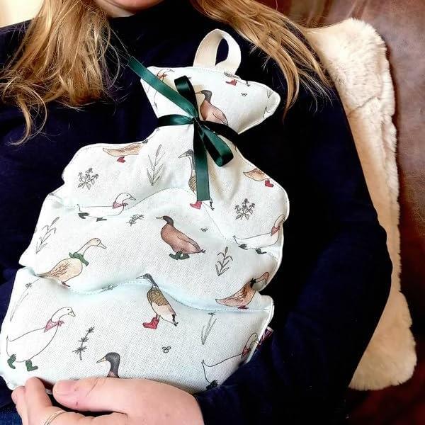 Microwavable Hot Water Bottle Pain Relief Heat Wrap Wheat Bag Lavender Floral - Picture 22 of 27