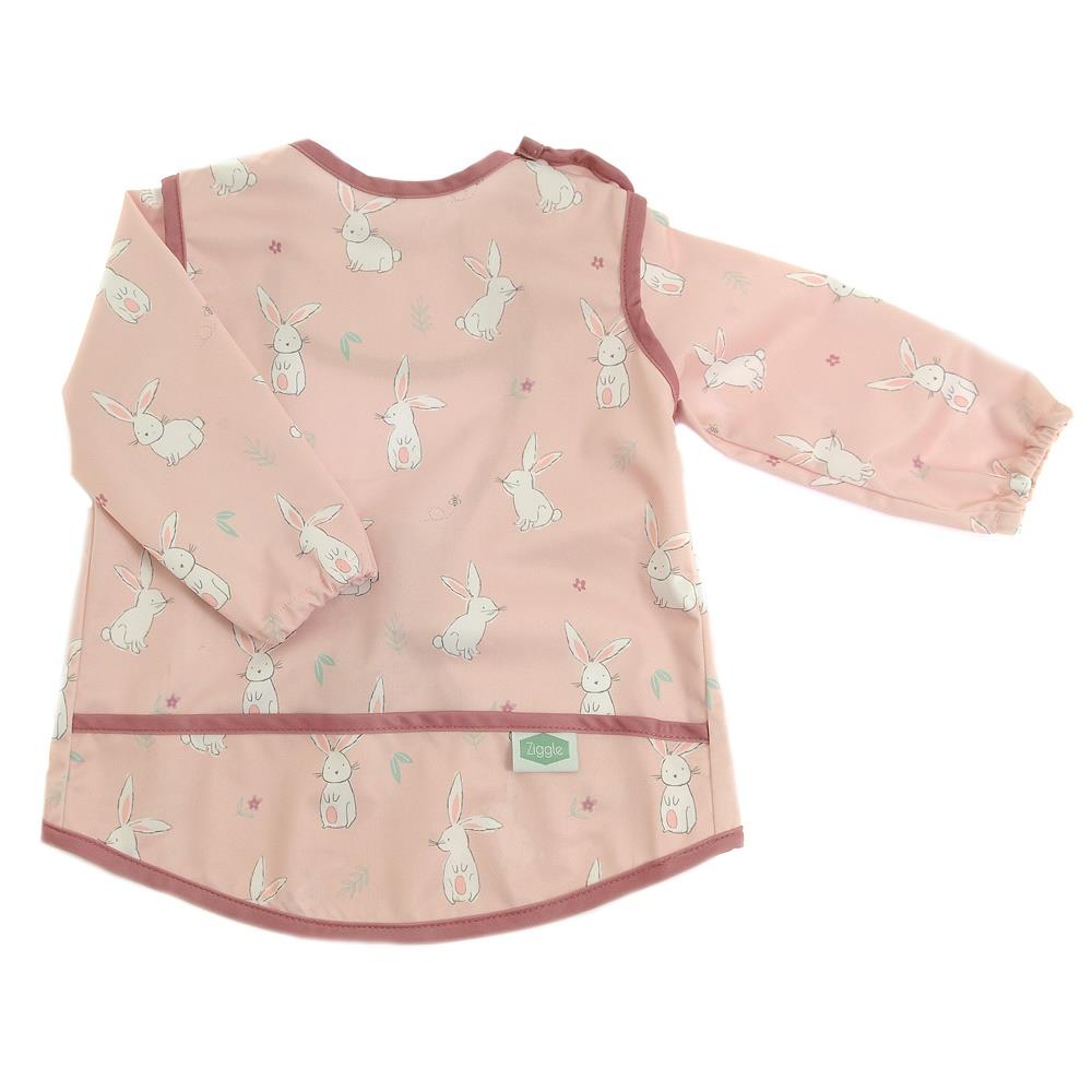 Baby Feeding Bib Coverall Apron Long Sleeved Various Animals Weaning Waterproof - Picture 2 of 9