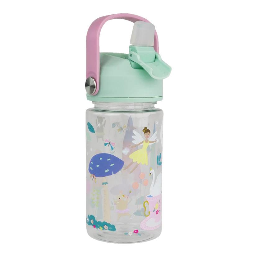 Kinder Trinkflasche Strohhalm 450ml Tritan Jungen wiederverwendbar Mädchen Griff Zahnseide & Rock - Bild 20 von 32