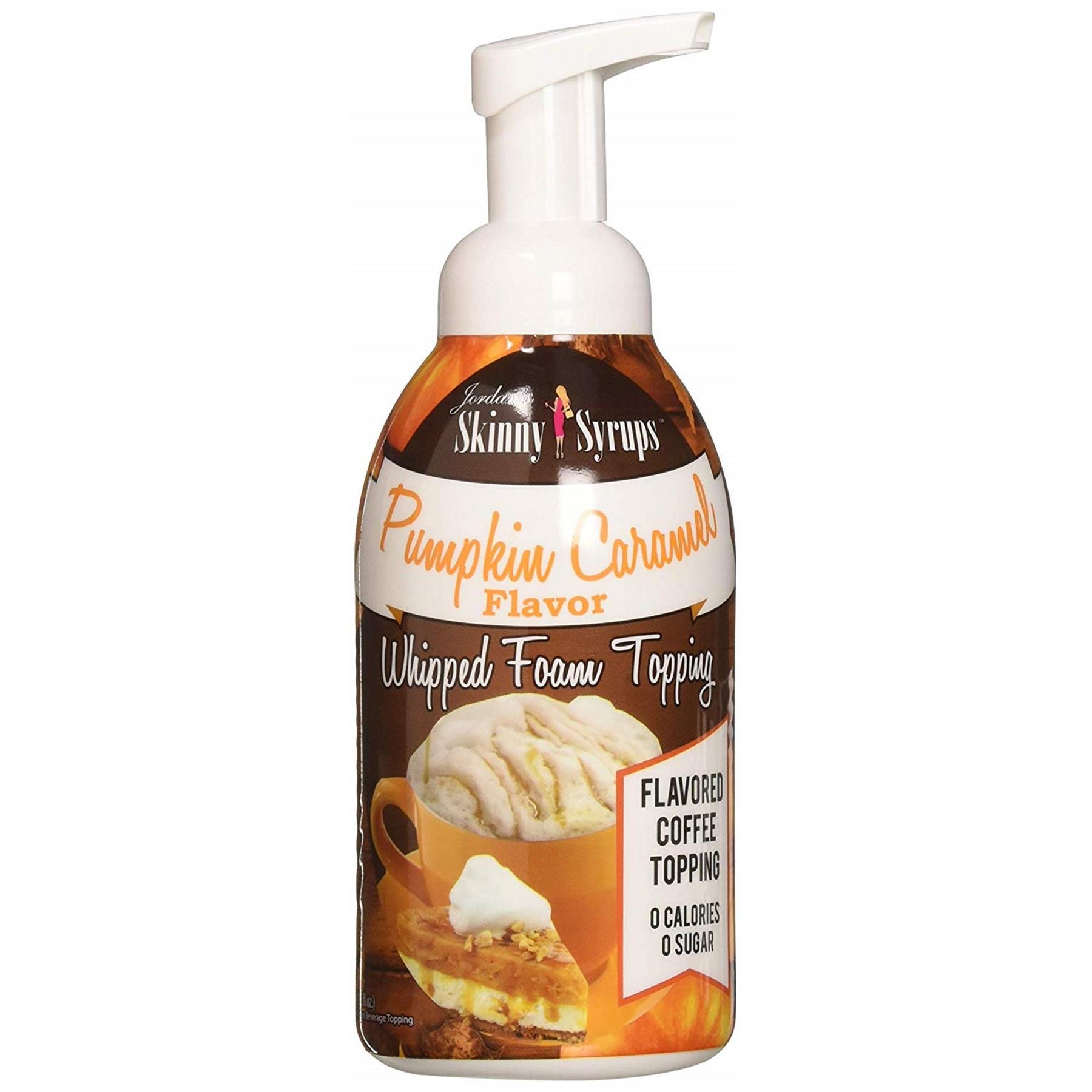 Jordan's Skinny Pumpkin Caramel Whipped Foam Coffee Topping Sugar Free