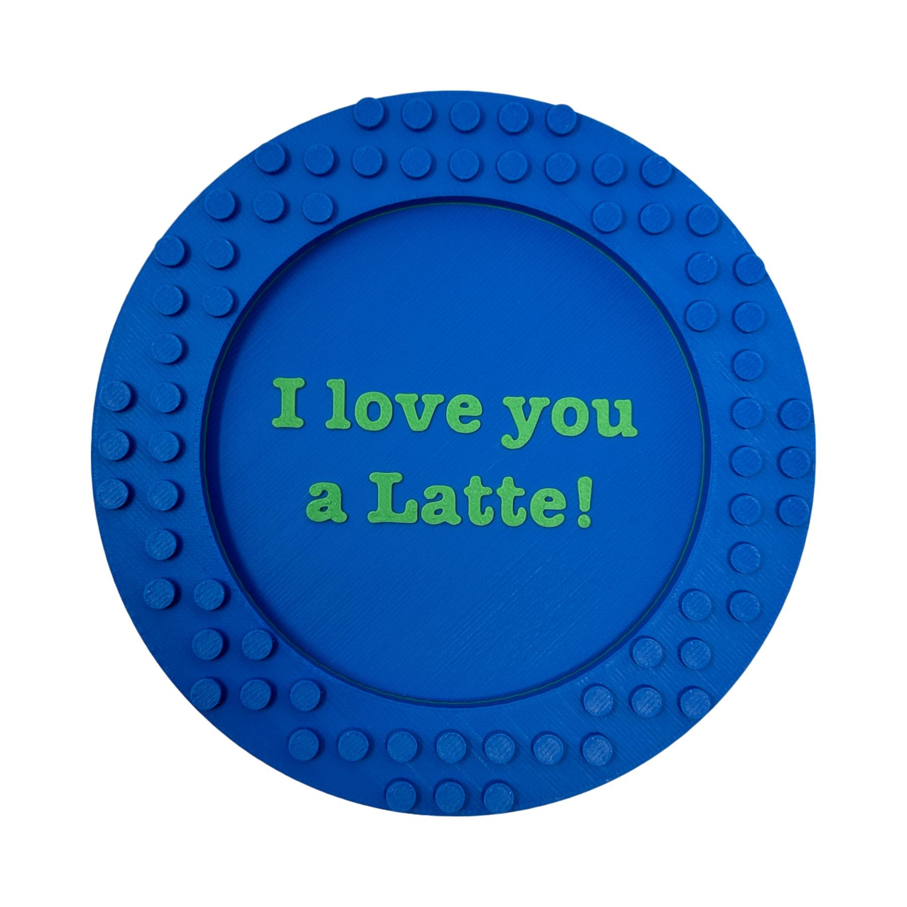 Building Block Drink Coaster Brick Colourful Funny Circle Plastic Coasters - Picture 8 of 14