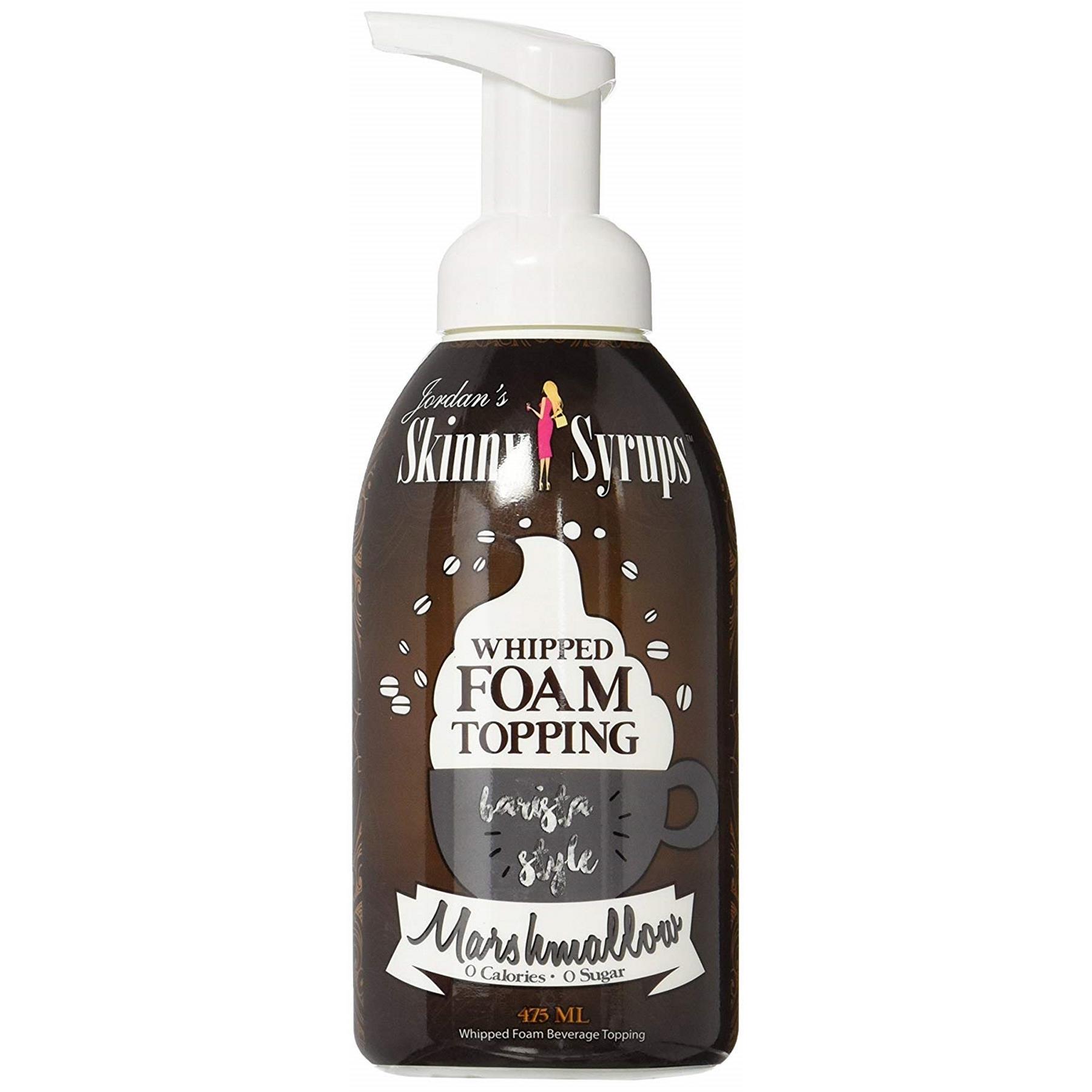 Jordan's Skinny Whipped Foam Coffee Topping Marshmallow Sugar Free Zero