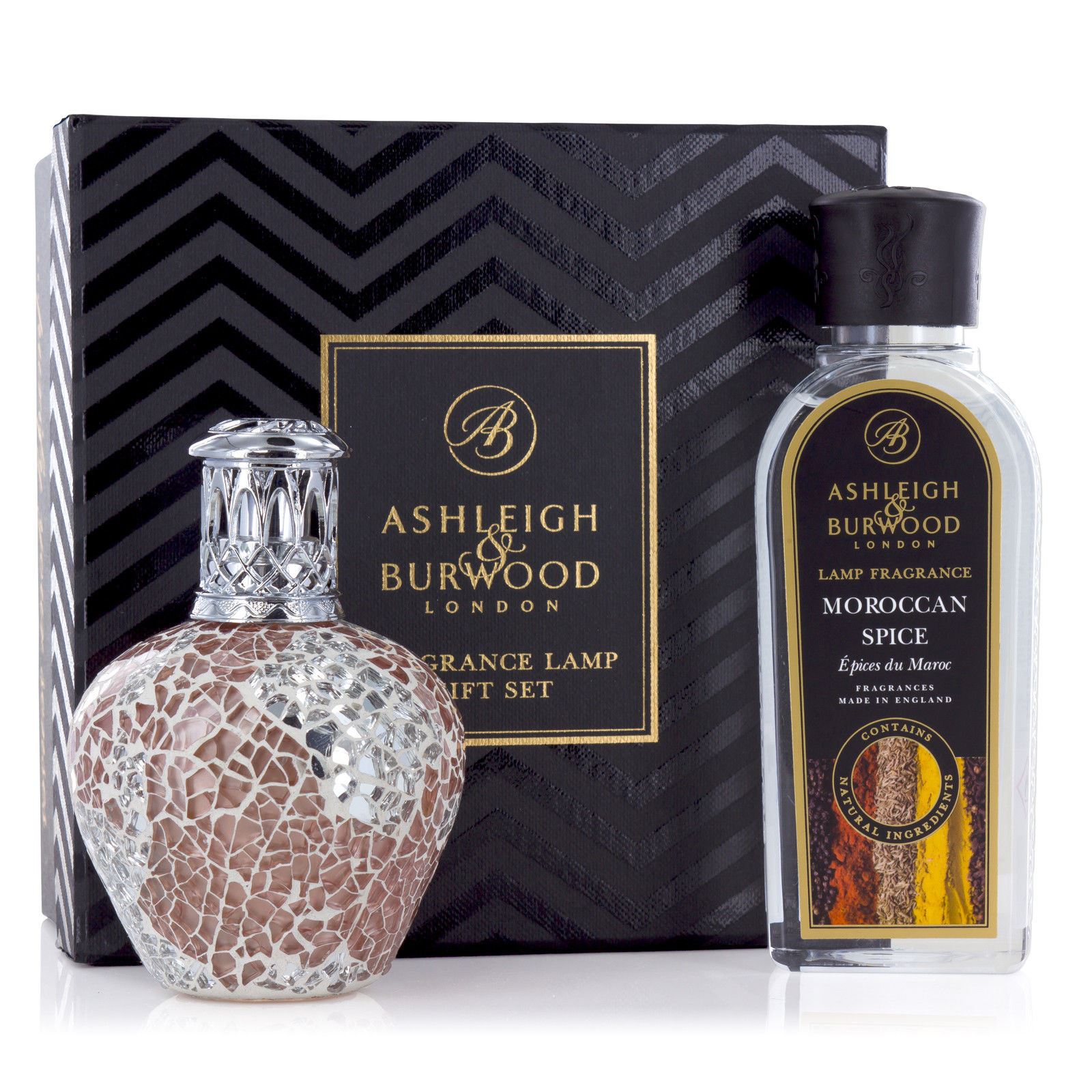 Ashleigh & Burwood Fragrance Lamp Gift Set Apricot Shimmer