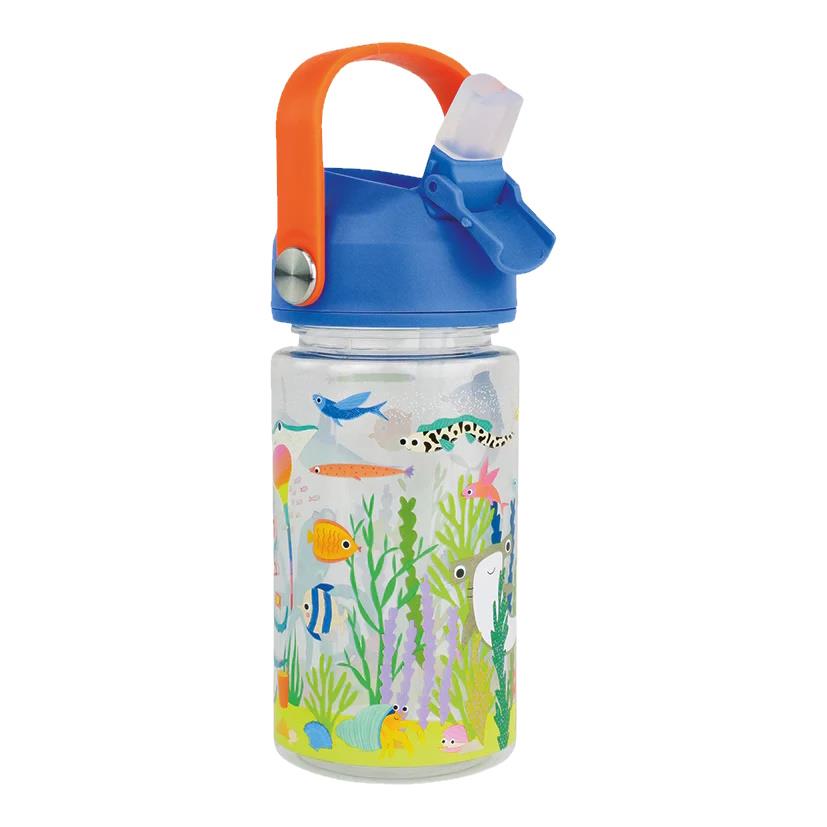 Kinder Trinkflasche Strohhalm 450ml Tritan Jungen wiederverwendbar Mädchen Griff Zahnseide & Rock - Bild 27 von 32