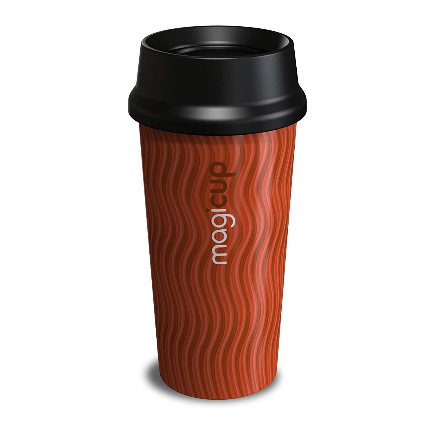 Double Wall Thermal Insulated Coffee Mug Coffee Tea Travel Mug Non Spill 500ml