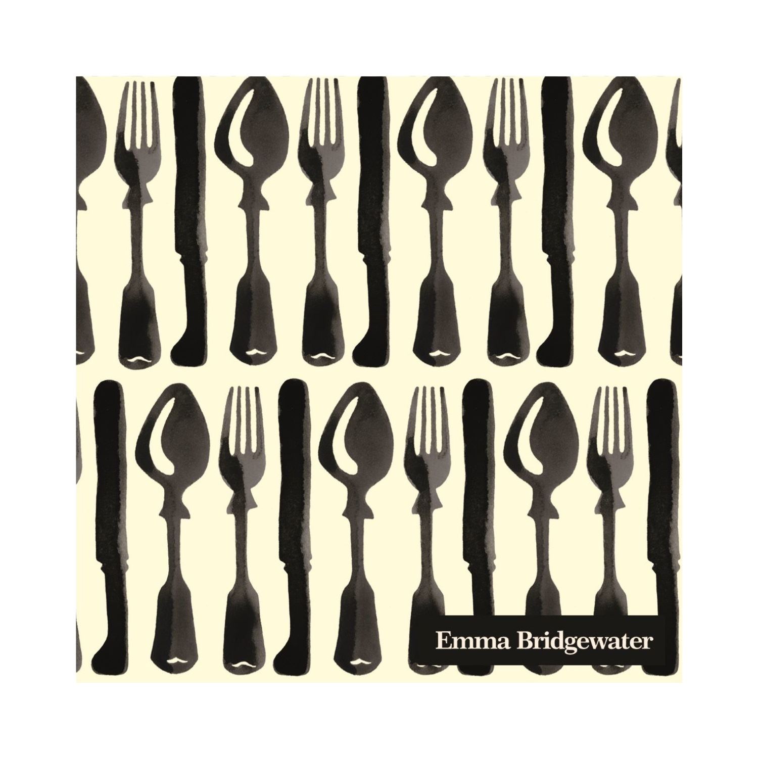 Emma Bridgewater Black Table Paper Napkins BBQ Lunch Party Disposable Serviettes