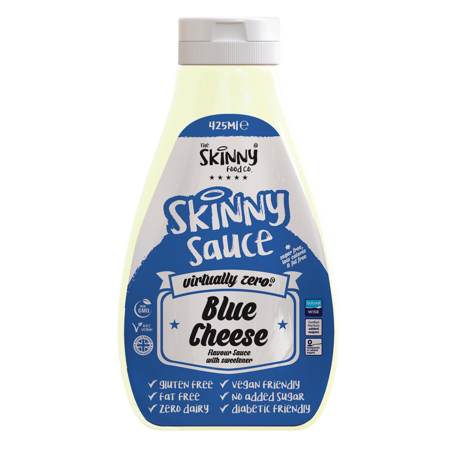 Skinny Foods Blue Cheese Flavour Sauce 425ml Sugar Fat Free Sauce