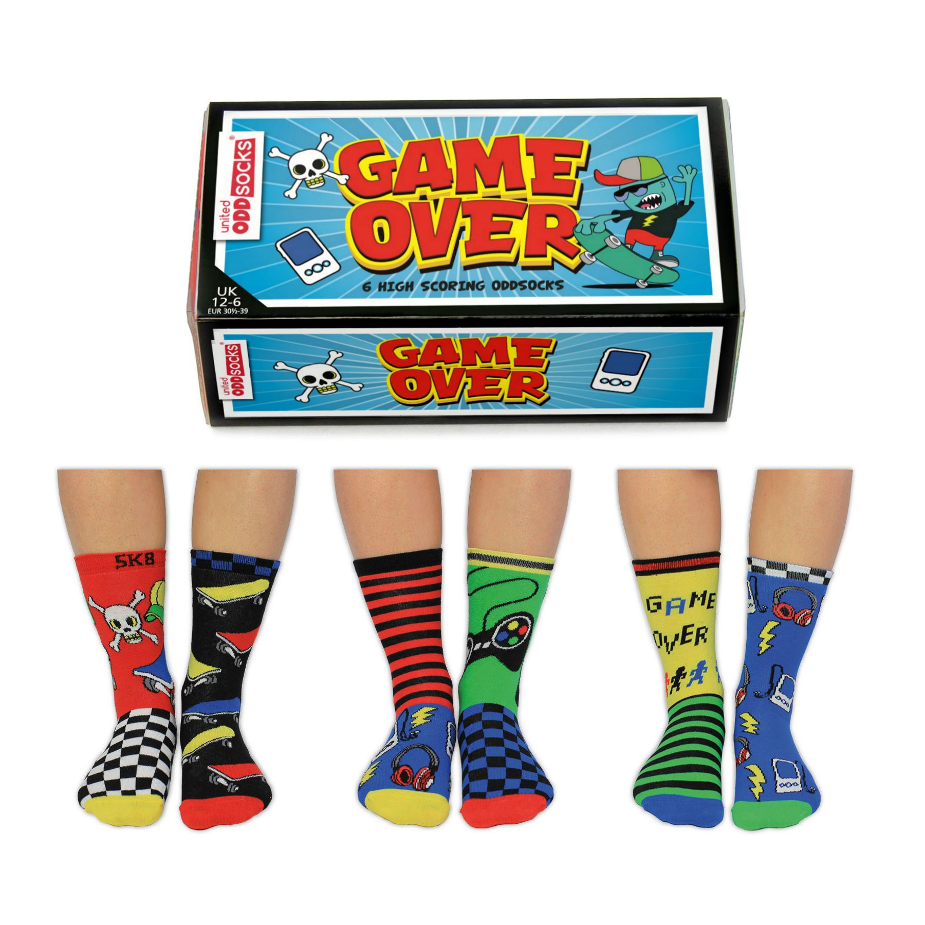 Dinosaurs United Oddsocks UK 9-12 3 Oddsocks Boys Rex