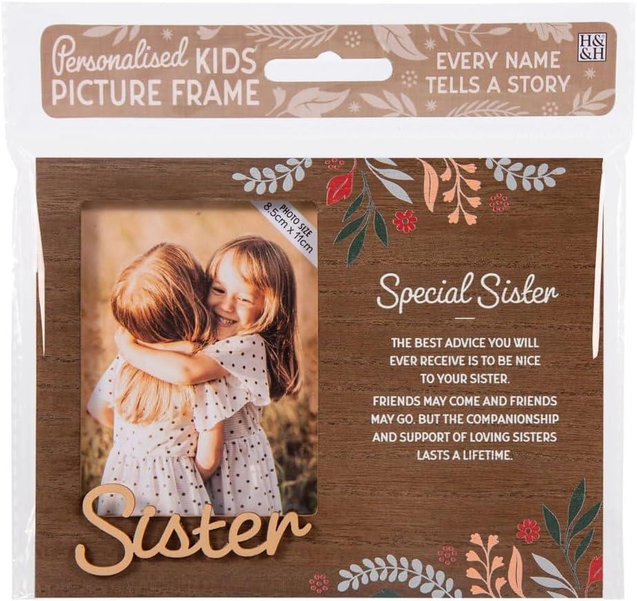 Wooden Picture Frame Personalised Unique Gift Rustic Poems Birthdays Christmas - Picture 16 of 19