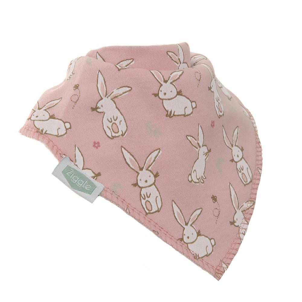 Babero Baby Dribble Conejo Diseños de Pascua Algodón Bandana Estilo Vellón - Imagen 3 de 5