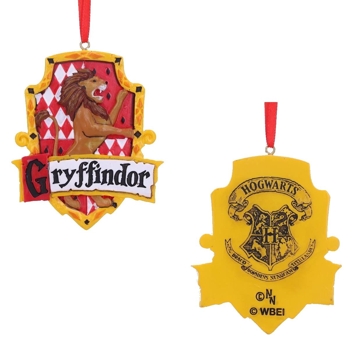 Harry Potter Hanging Crest Christmas Tree Ornament Collector Replica Decoration