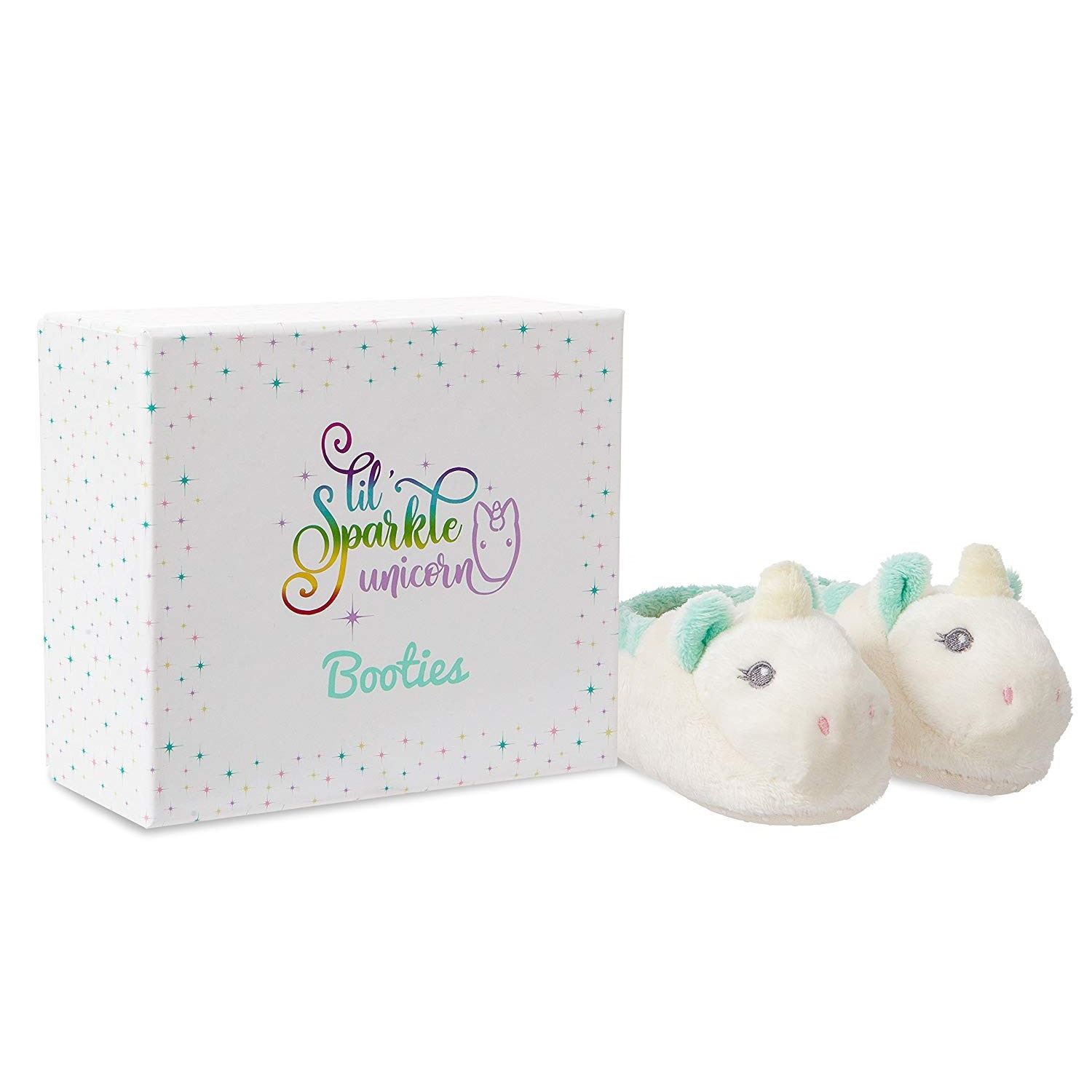 unicorn baby booties