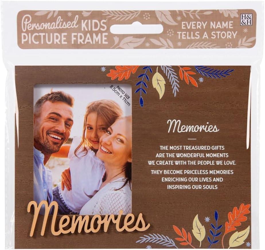 Wooden Picture Frame Personalised Unique Gift Rustic Poems Birthdays Christmas - Picture 12 of 19