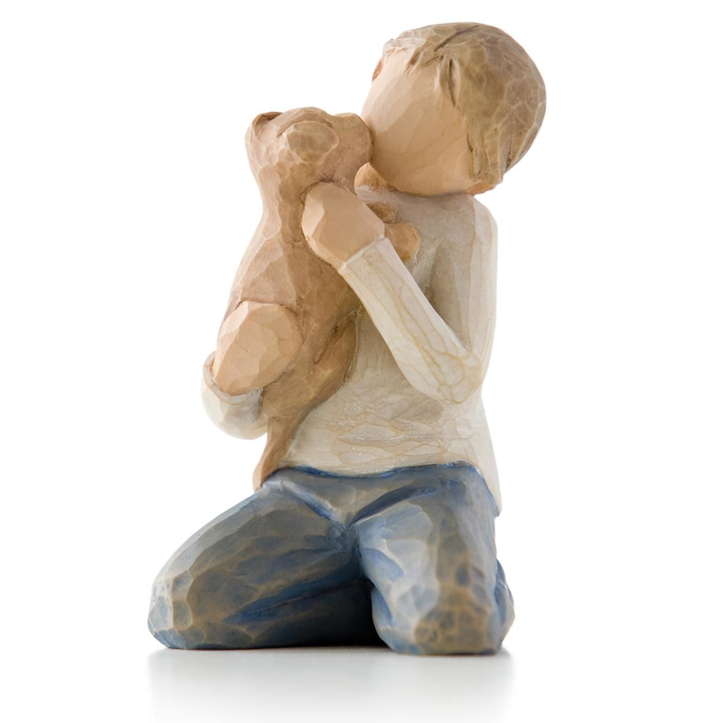 Willow Tree Kindness Boy & Pet Dog Figurine Resin Keepsake Ornament Gift Box eBay