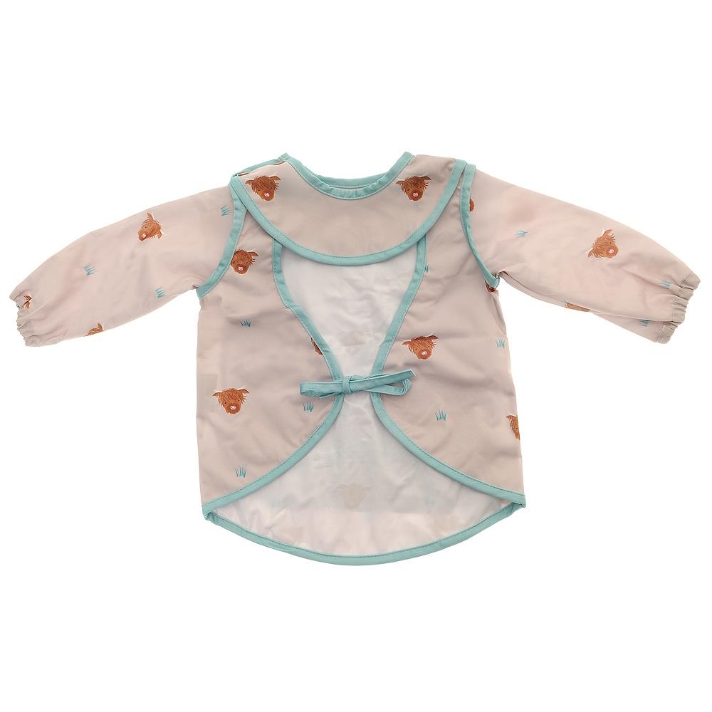 Baby Feeding Bib Coverall Apron Long Sleeved Various Animals Weaning Waterproof - Picture 7 of 9