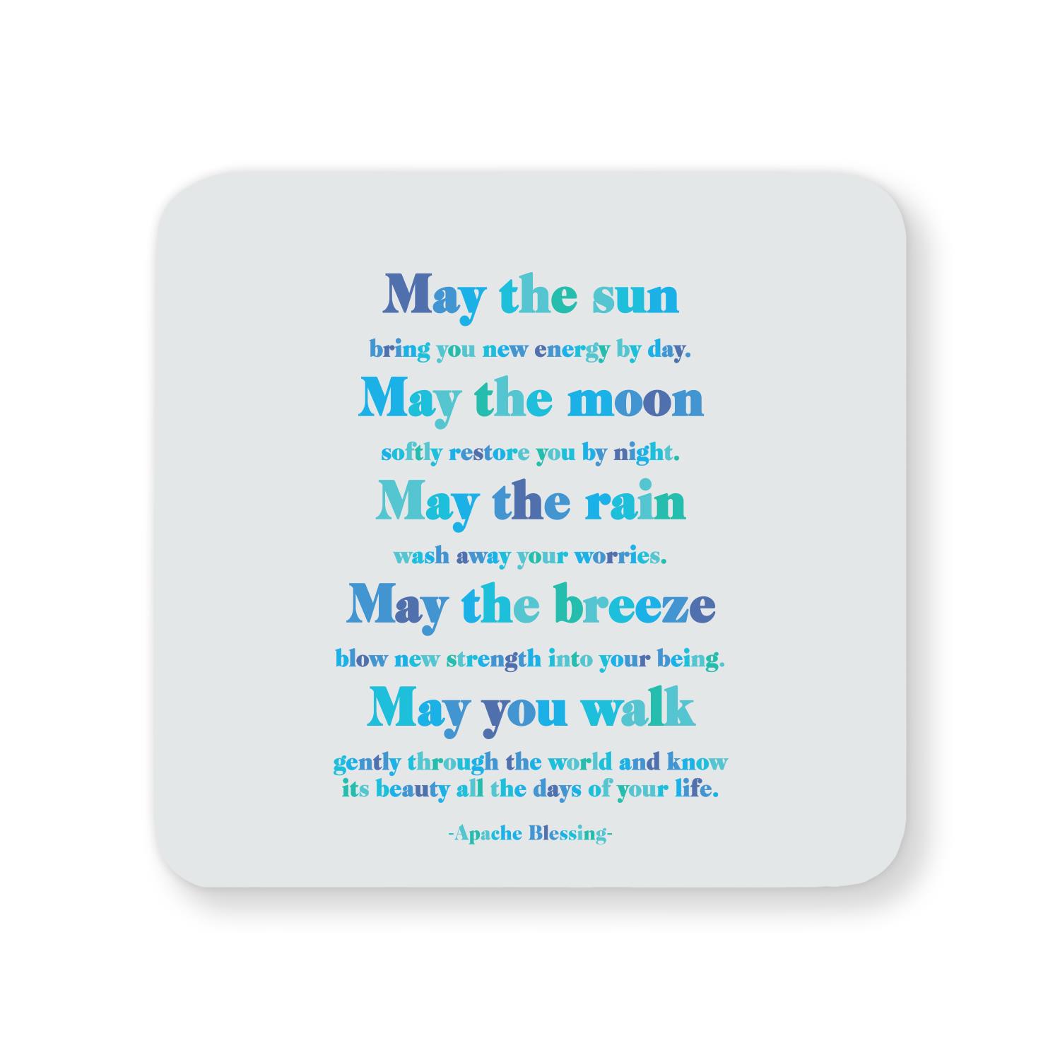 Quotable Drink Coaster Mat Positive Life Various Quote Inspirational Gift White