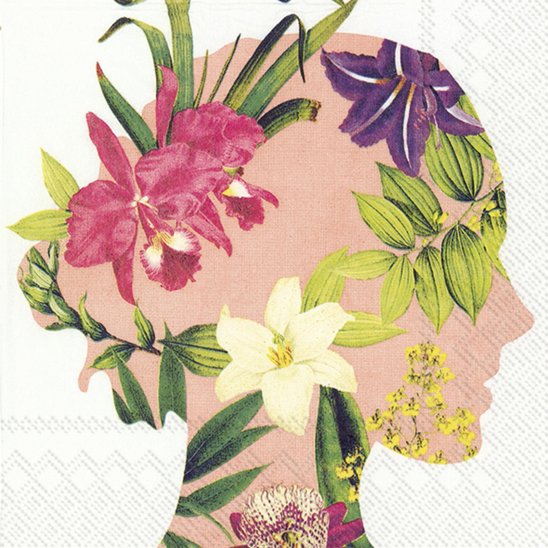Paper Napkins Lunch Serviettes 3-Ply Paper Pack of 20 Napkins Paradise Design