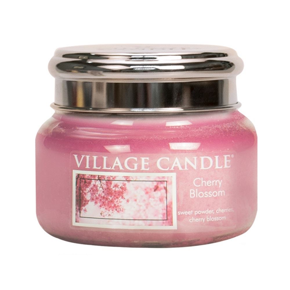 Village Candle Cherry Blossom Scented Dual Wick Jar Candles Home