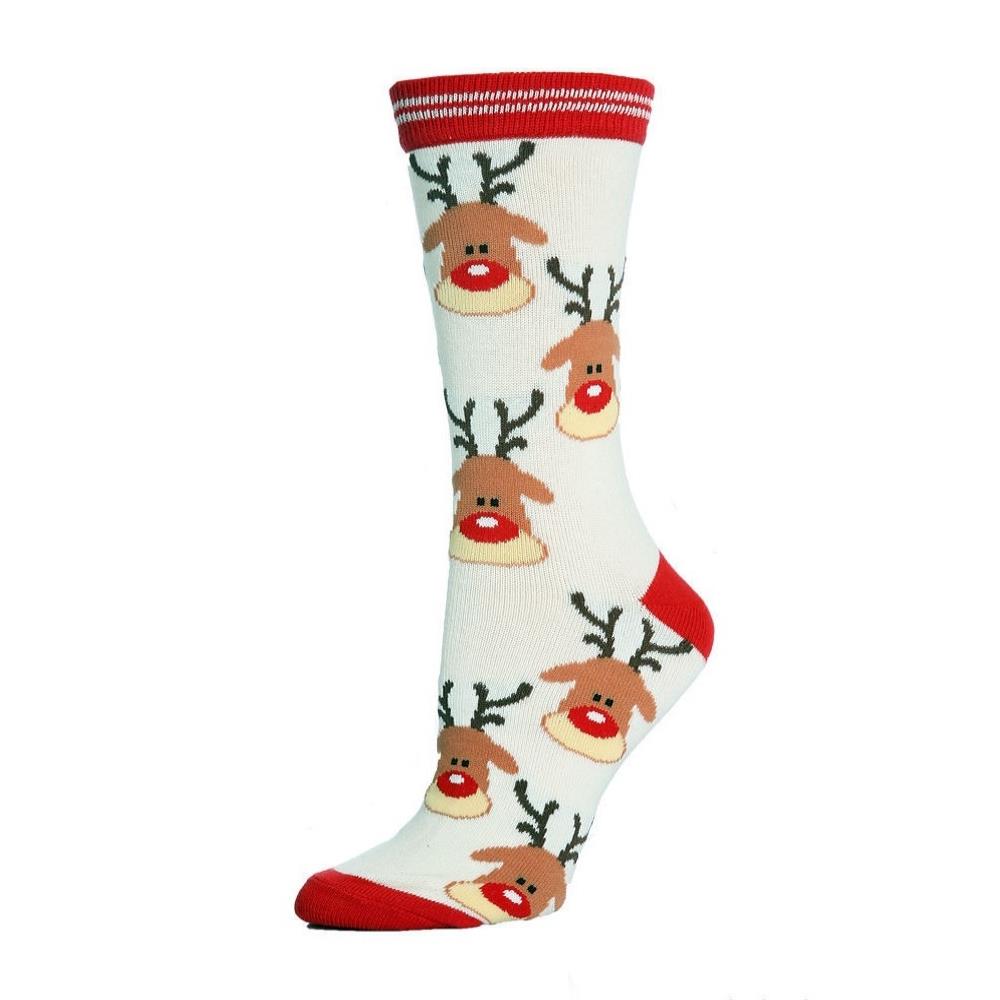 Rudolph The Red Nosed Reindeer Unisex Christmas Socks UK 5-10.5 Novelty Gift