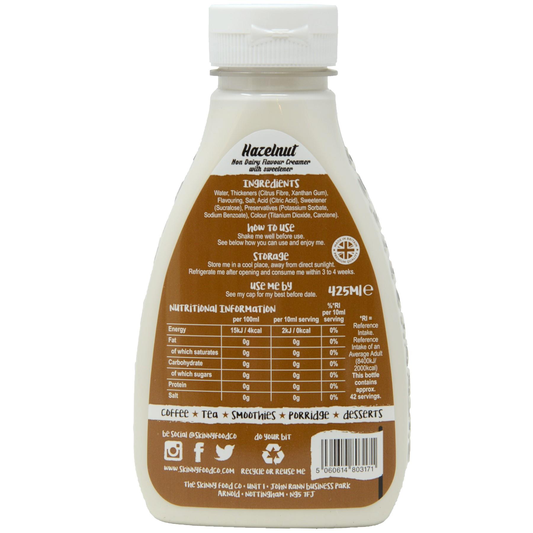 Skinny Food Barista Coffee Creamer 0 Cal Sugar Free Non Dairy Milk Alternative Ebay