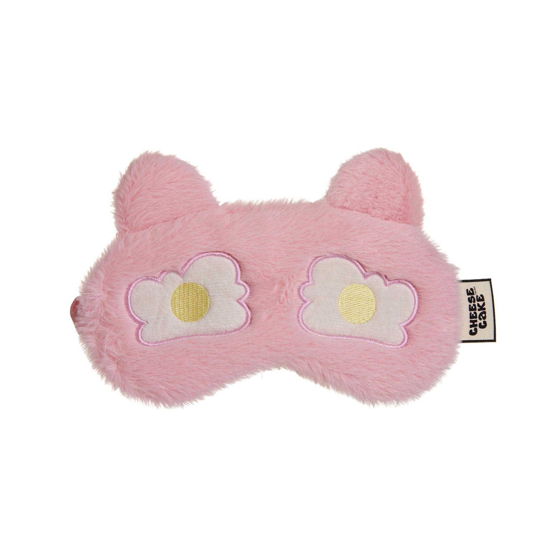Fluffy Eye Mask Pink Purple Teenage Girls Sleep Aid Travel Friendly Comfy Gift