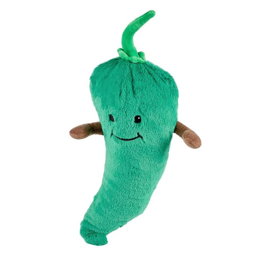 Microwavable Heatable Soft Toy Hot Cold Heat Pack Lavender Scent Green Chilli