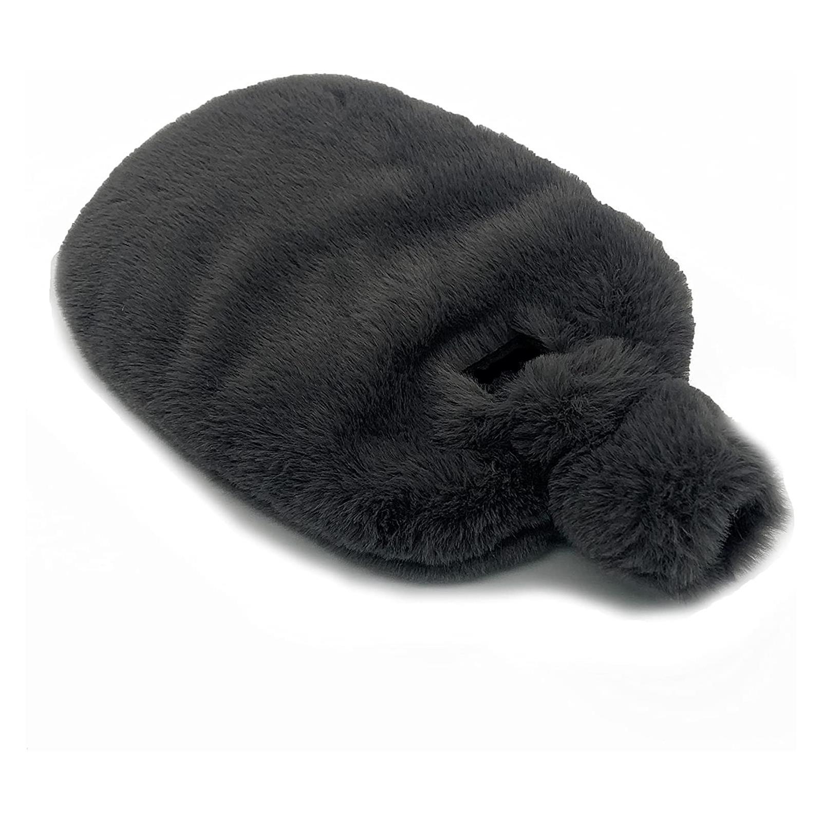 Mikrowellengeeignete Wärmflasche Kunstfell Lavendelduft beheizbar Komfort - Bild 9 von 9