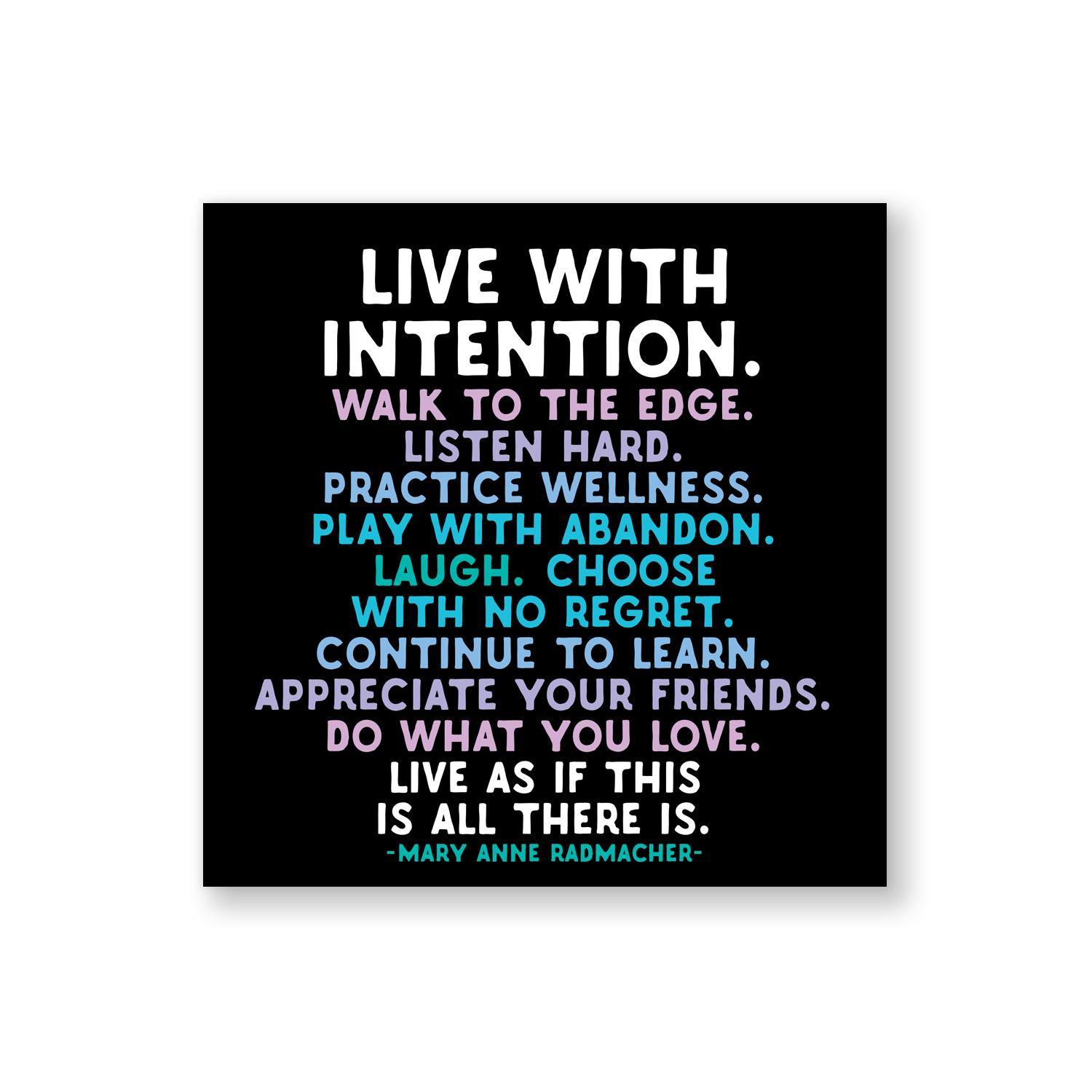 Quotable Fridge Magnet Various Positive Life Quotes Inspirational Gift Black
