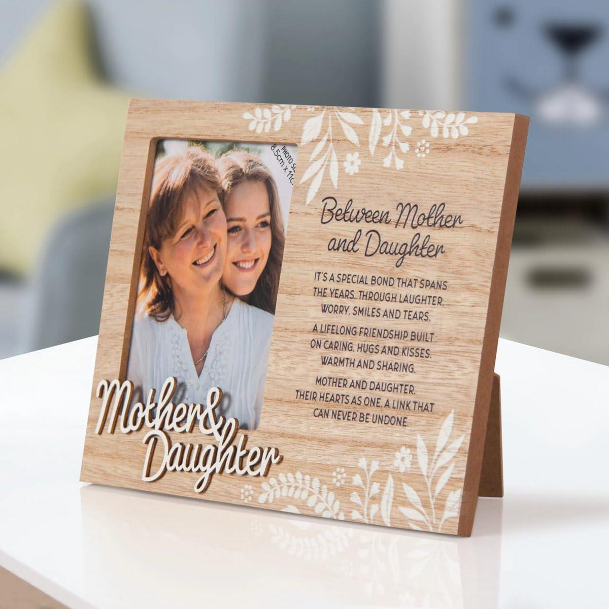 Wooden Picture Frame Personalised Unique Gift Rustic Poems Birthdays Christmas - Picture 15 of 19