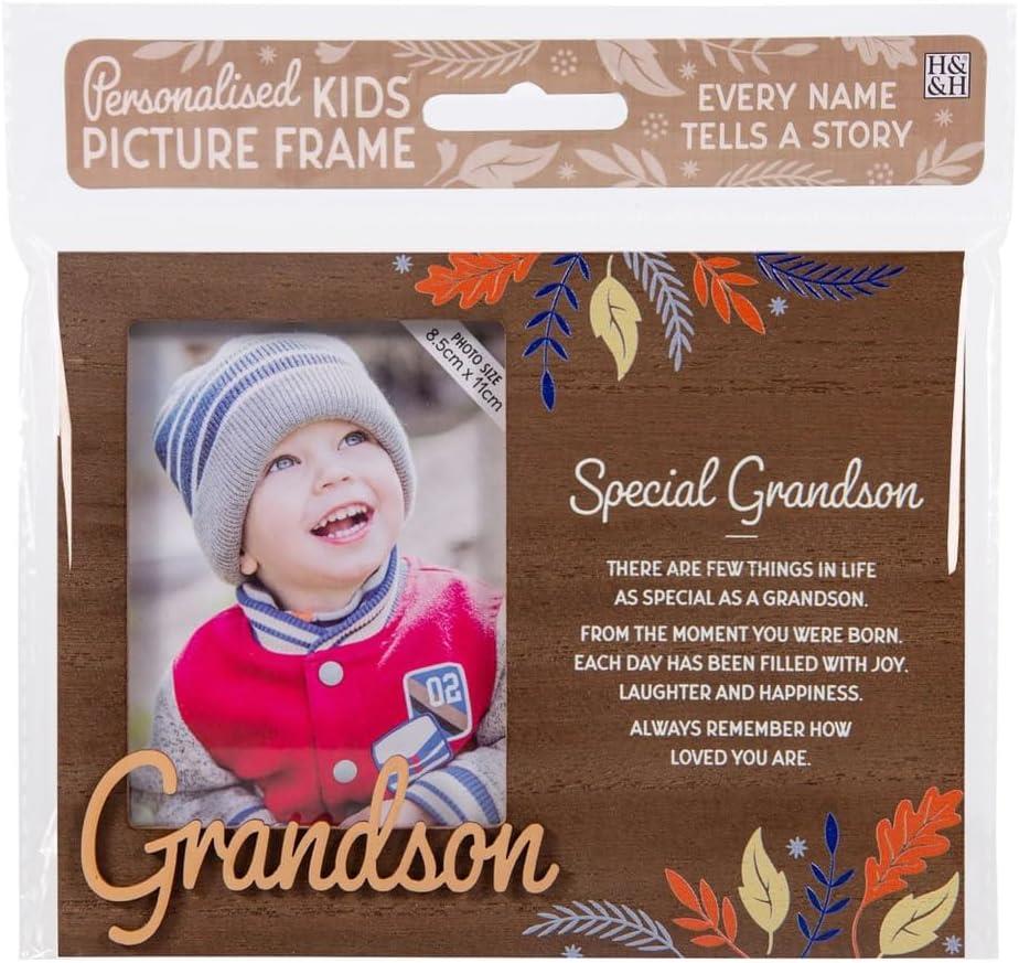 Wooden Picture Frame Personalised Unique Gift Rustic Poems Birthdays Christmas - Picture 10 of 19
