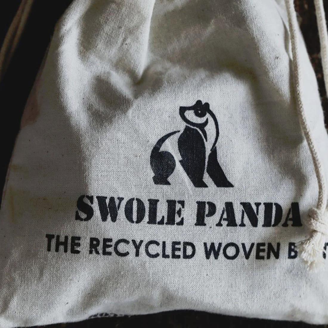 Swole Panda Unisex Reciclado Tejido Ajustable Cinturón Clásico Rojo - Imagen 18 de 18