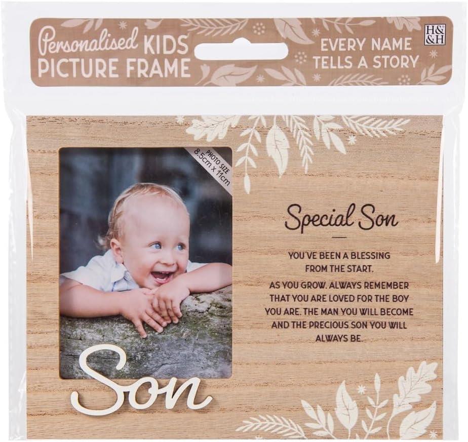 Wooden Picture Frame Personalised Unique Gift Rustic Poems Birthdays Christmas - Picture 18 of 19
