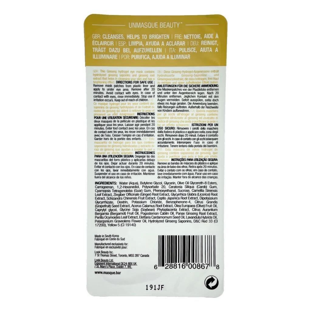 Hydro Gel Eye Masks Hydrate Brighten Reduce Puffiness Dark Circles K-Beauty - Picture 9 of 11