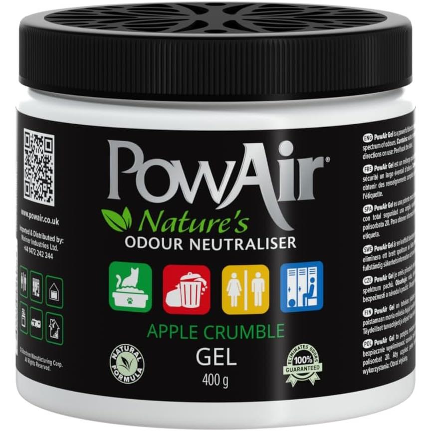 Odour Neutraliser Eliminator Pet Air Freshener Scented Remover PowAir Gel 400g