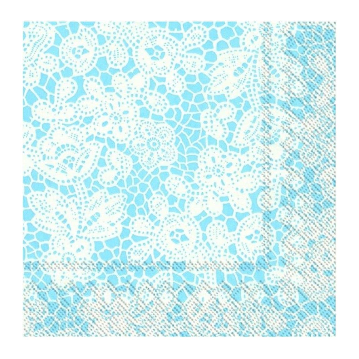 Pretty Lace Paper Napkins Summer BBQ Dinner Party 3 Ply Disposable