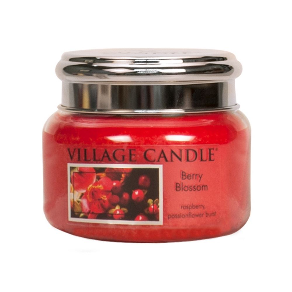 Village Candle Berry Blossom Scented Premium Jar Candles Home Fragrance Gift