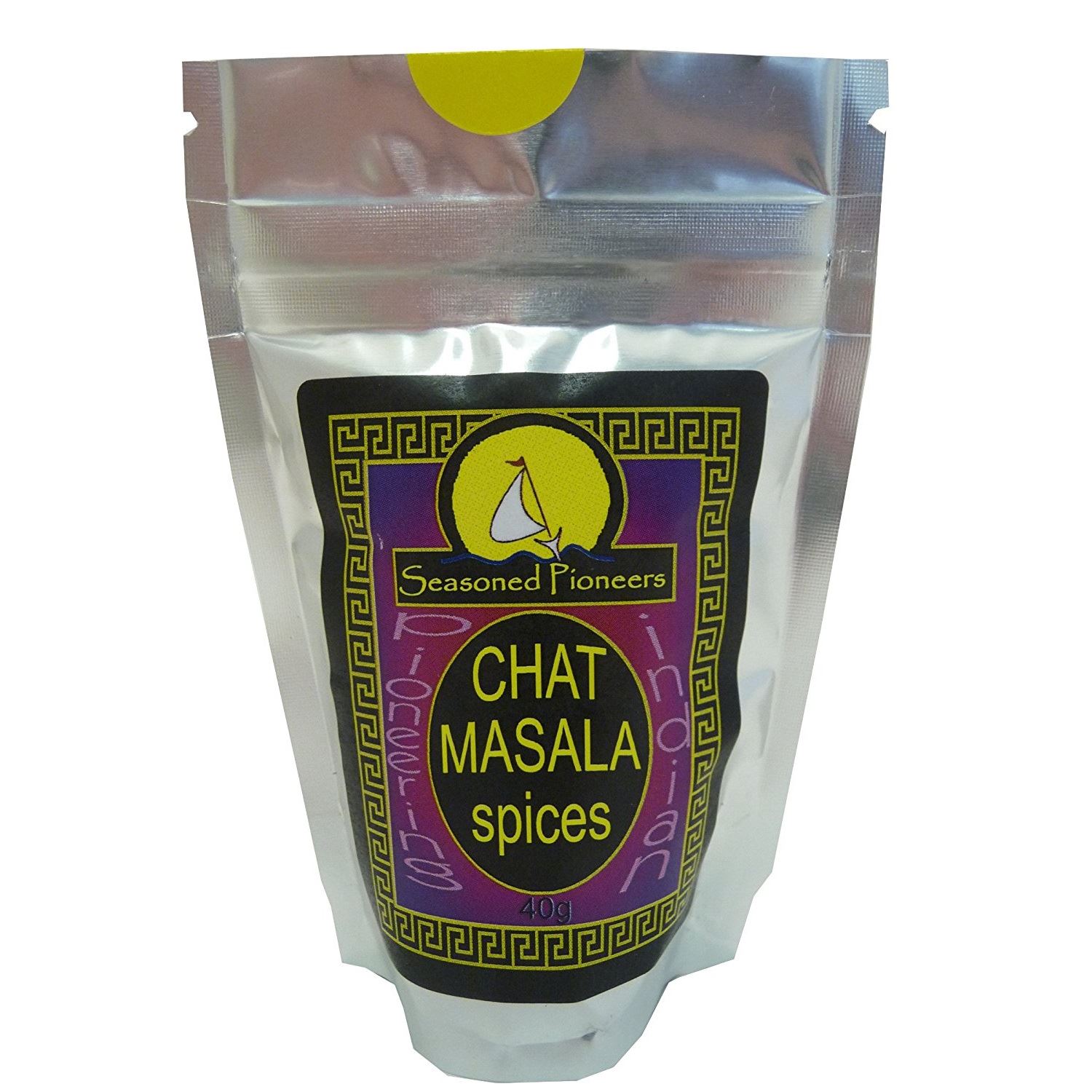Seasoned Pioneers Chat Masala Spices Indian Seasoning 40g Resealable