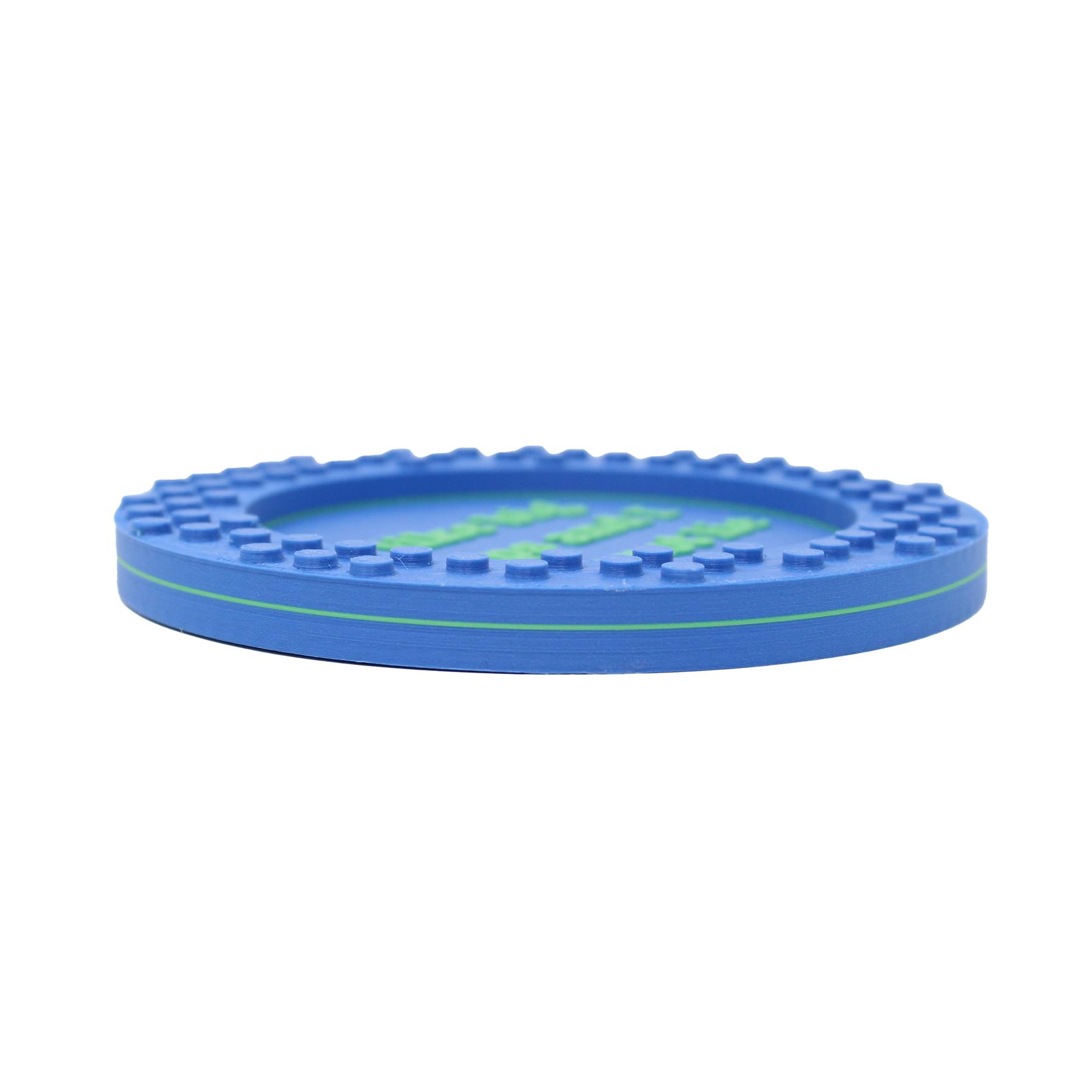 Building Block Drink Coaster Brick Colourful Funny Circle Plastic Coasters - Picture 10 of 14