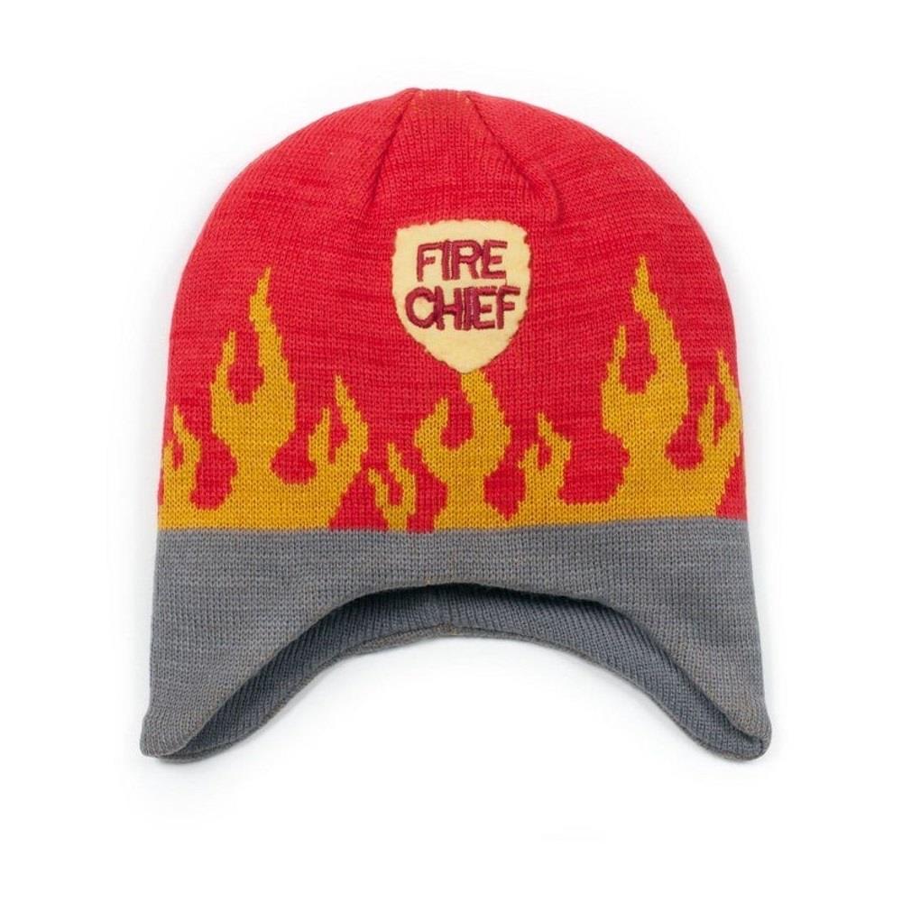 Kidorable Fireman Knitted Beanie Hat Childrens Boys Firefighter Winter