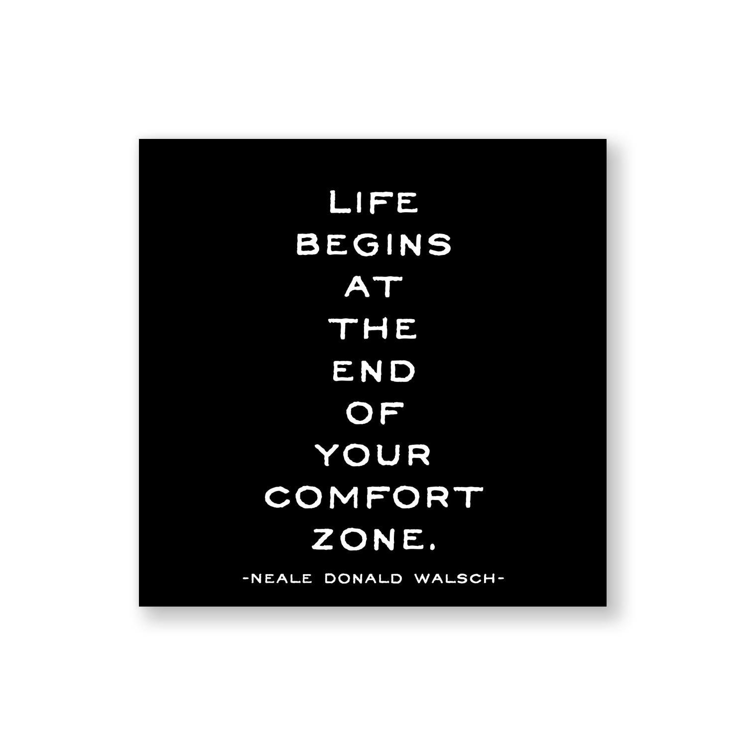 Quotable Fridge Magnet Various Positive Life Quotes Inspirational Gift Black