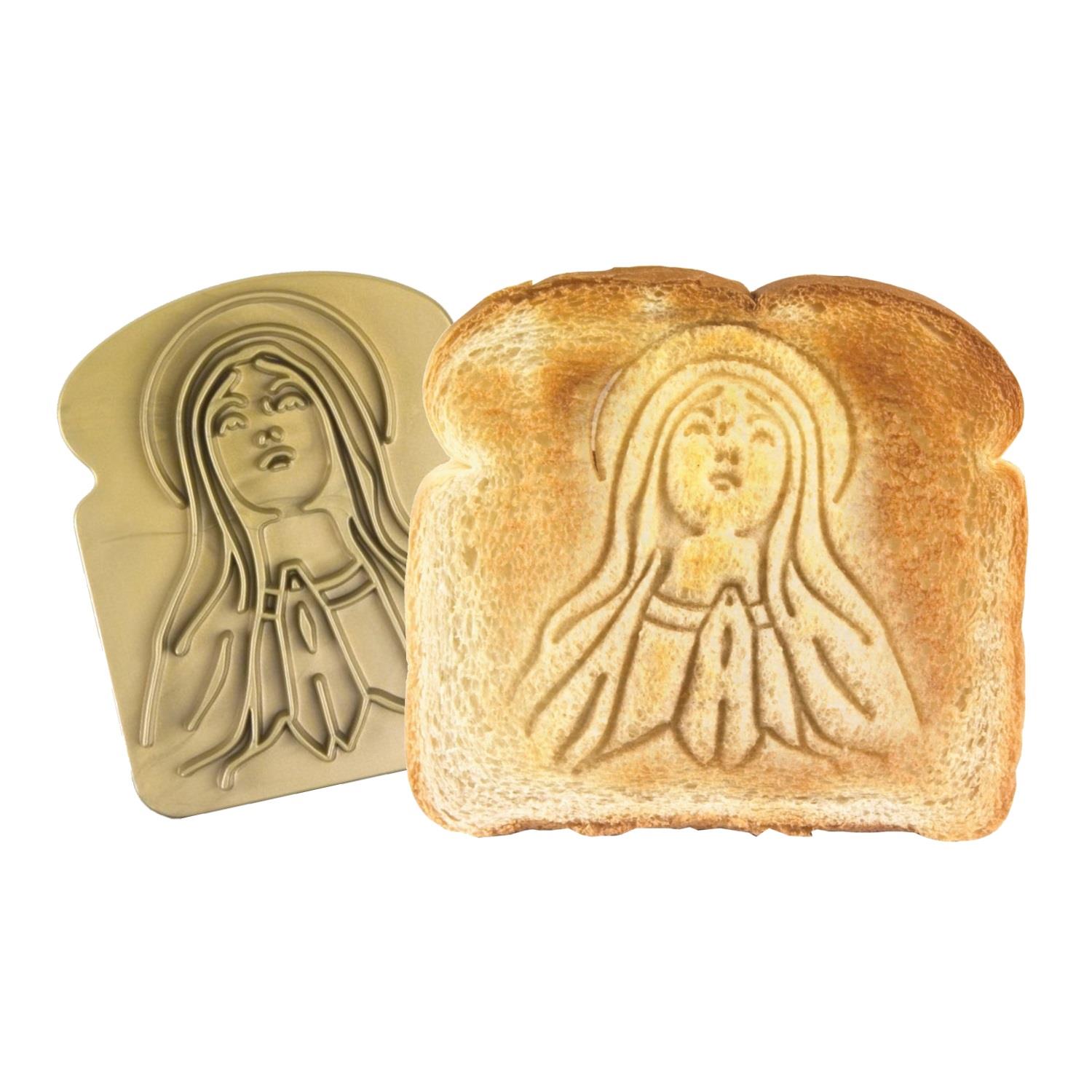 Fred Holy Toast Bread Stamp Novelty Miracle Jesus Breakfast Kitchen